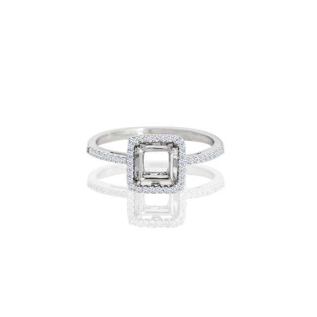 Barbara Cushion Engagement Ring