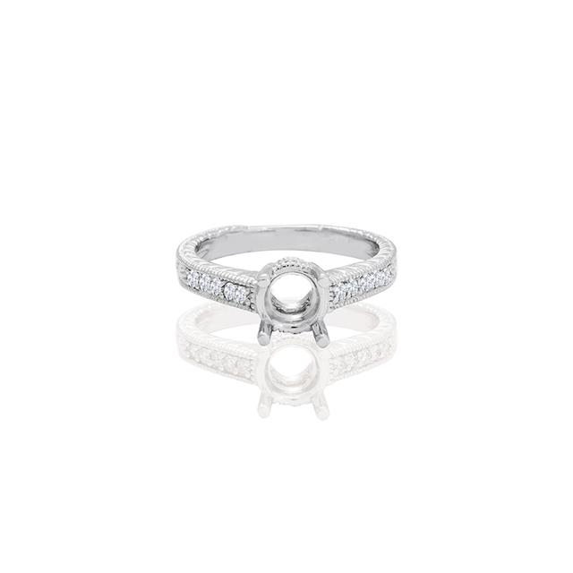 Janat Filogree Design Style Engagement Ring