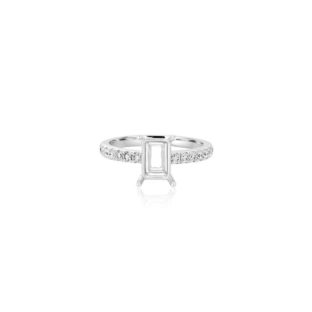 Nastasya Emerald Engagement Ring