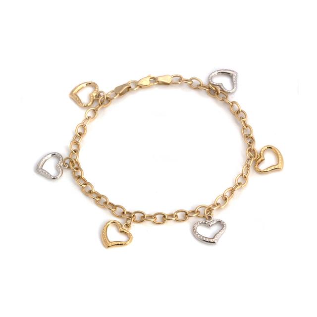 Parena Gold Heart Shape Bracelet 