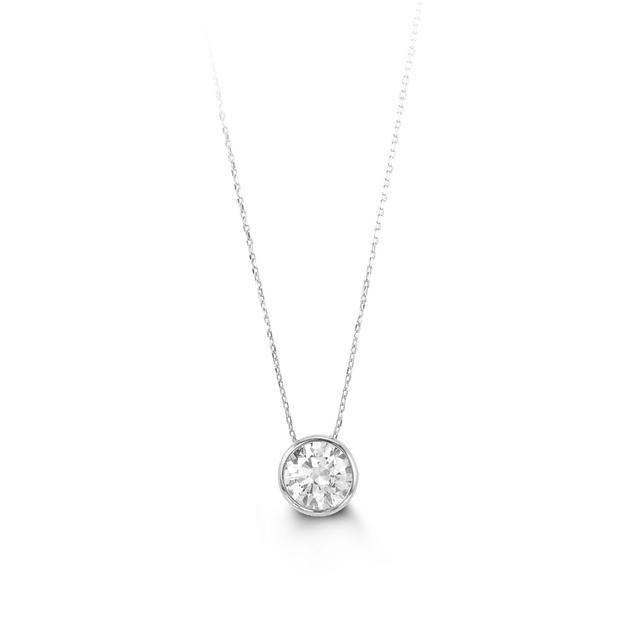Ariela Bezel Cubic Pendant