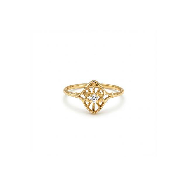 Cyra Classic Gold Ring for Children