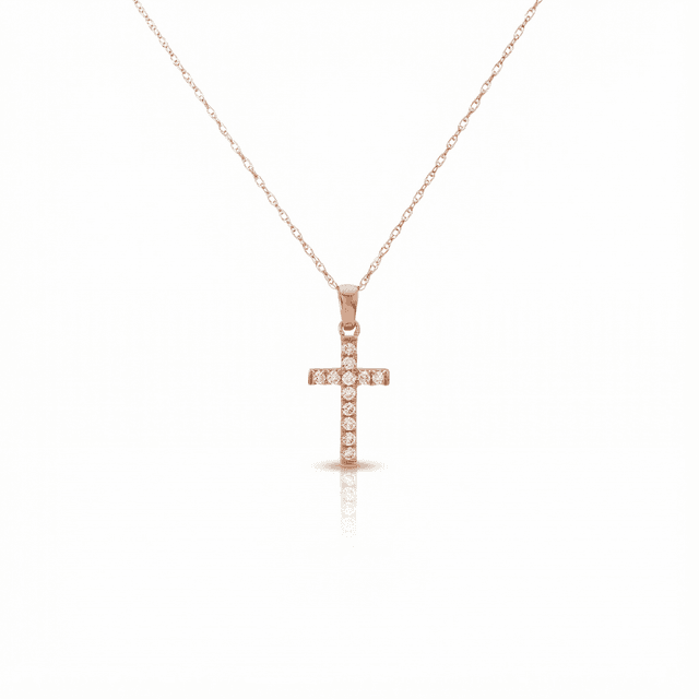 Josifina Diamond Cross Necklace