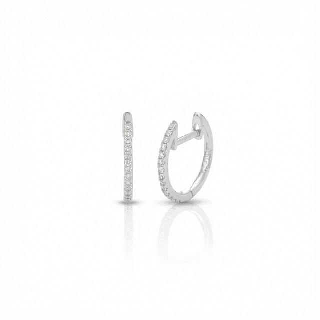 Zita Thick Hoop Earrings