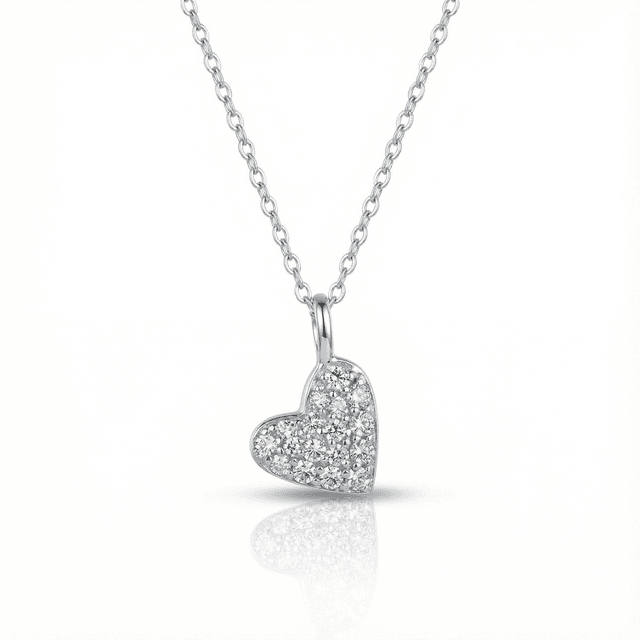 Rokaya Small Diamond Heart Pendant