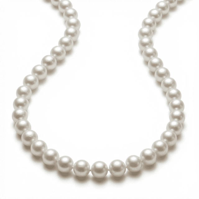 Simple Pearl Necklace