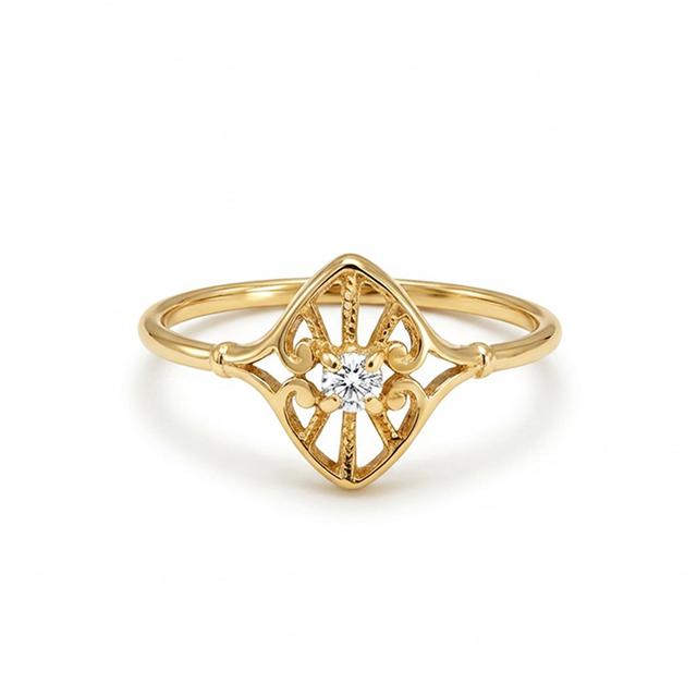 Cyra Classic Gold Ring for Children