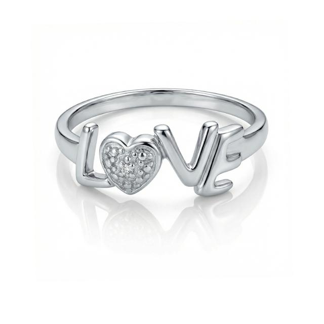 Zeba Diamond Love Ring