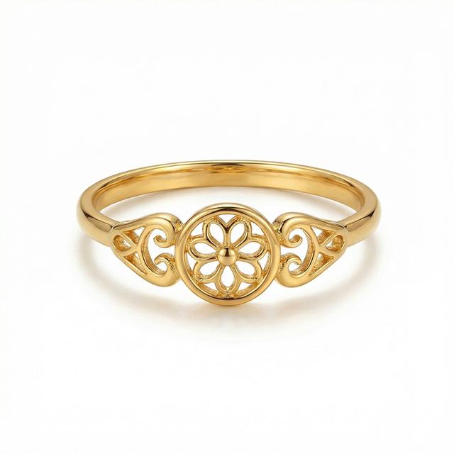 Ellora Classic Gold Ring for Children