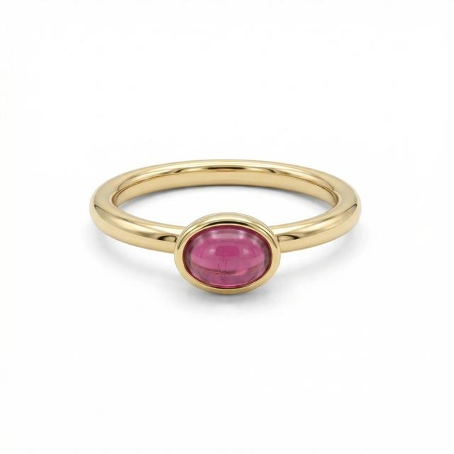 Jasmine Amethyst Oval Ring