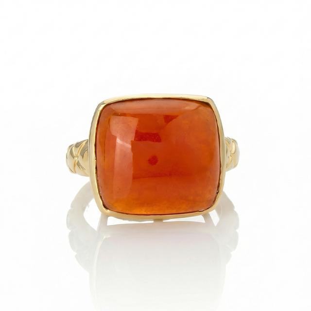 Gela Square Orange Stone