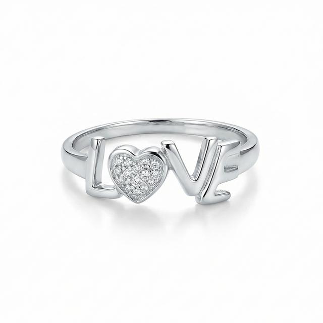 Zeba Diamond Love Ring