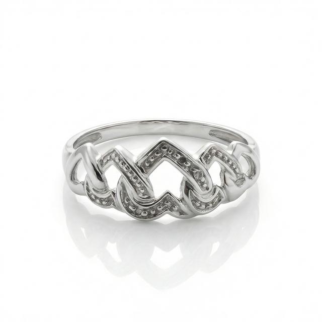 Aleida Five Diamond Heart Ring