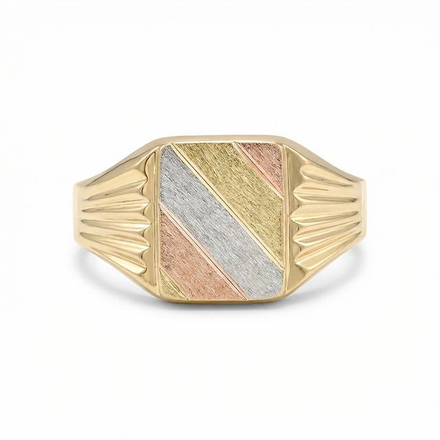 Barfi Square Signet Ring