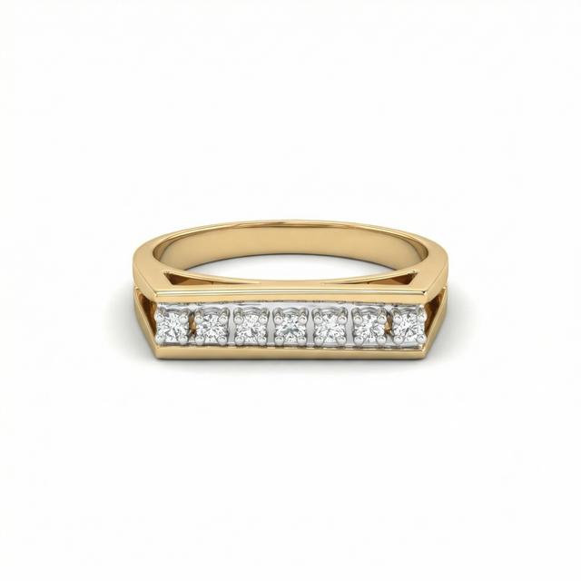 Njere Diamond Straight Ring